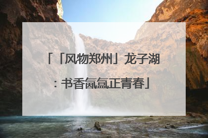 「风物郑州」龙子湖：书香氤氲正青春