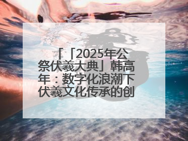 「2025年公祭伏羲大典」韩高年：数字化浪潮下伏羲文化传承的创新之道