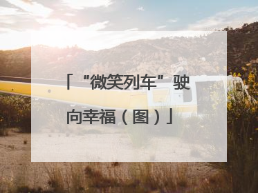 “微笑列车”驶向幸福（图）