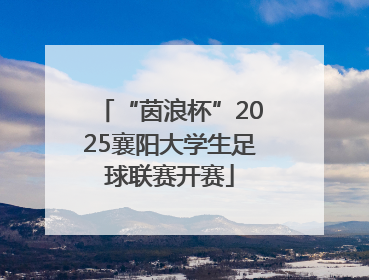 “茵浪杯”2025襄阳大学生足球联赛开赛