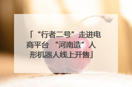 “行者二号”走进电商平台 “河南造”人形机器人线上开售