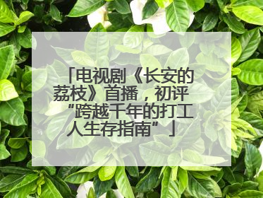 电视剧《长安的荔枝》首播，初评“跨越千年的打工人生存指南”