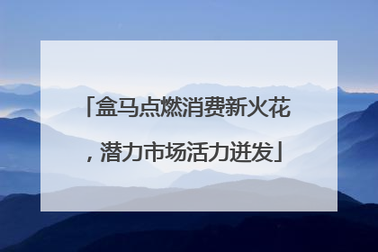 盒马点燃消费新火花，潜力市场活力迸发