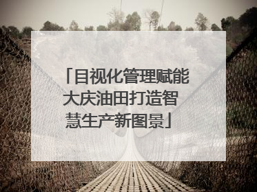 目视化管理赋能 大庆油田打造智慧生产新图景