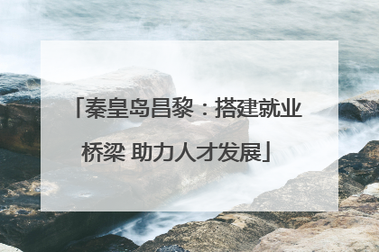 秦皇岛昌黎：搭建就业桥梁 助力人才发展