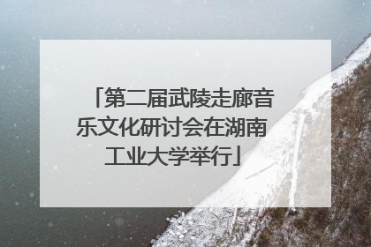 第二届武陵走廊音乐文化研讨会在湖南工业大学举行