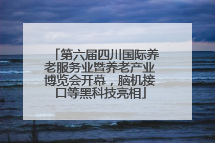 第六届四川国际养老服务业暨养老产业博览会开幕，脑机接口等黑科技亮相