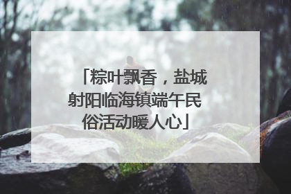 粽叶飘香，盐城射阳临海镇端午民俗活动暖人心