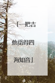 一把吉他觅得四海知音