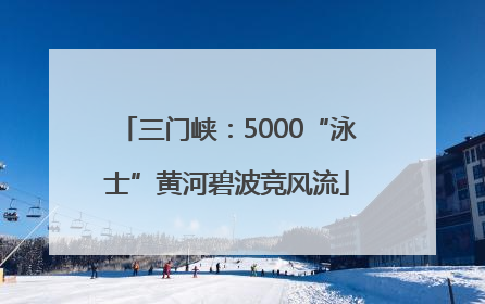 三门峡：5000“泳士”黄河碧波竞风流