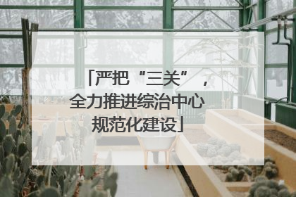 严把“三关”，全力推进综治中心规范化建设