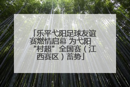 乐平弋阳足球友谊赛燃情启幕 为弋阳“村超”全国赛（江西赛区）蓄势