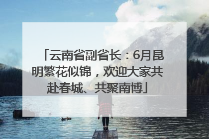 云南省副省长：6月昆明繁花似锦，欢迎大家共赴春城、共聚南博