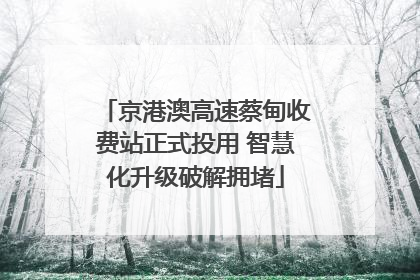 京港澳高速蔡甸收费站正式投用 智慧化升级破解拥堵