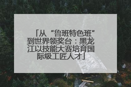 从“鲁班特色班”到世界领奖台：黑龙江以技能大赛培育国际级工匠人才