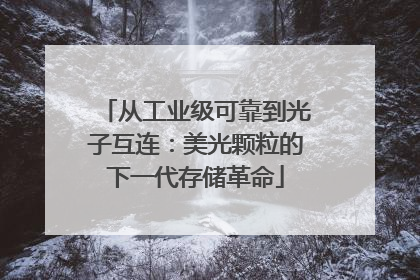 从工业级可靠到光子互连：美光颗粒的下一代存储革命