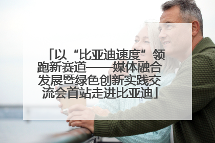 以“比亚迪速度”领跑新赛道——媒体融合发展暨绿色创新实践交流会首站走进比亚迪