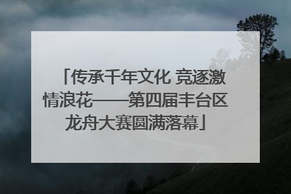 传承千年文化 竞逐激情浪花——第四届丰台区龙舟大赛圆满落幕