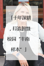 十年深耕，打造智慧校园“丰南样本”