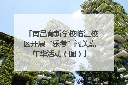 南昌育新学校临江校区开展“乐考”闯关嘉年华活动（图）