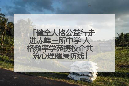 健全人格公益行走进赤峰三所中学 人格频率学苑携校企共筑心理健康防线