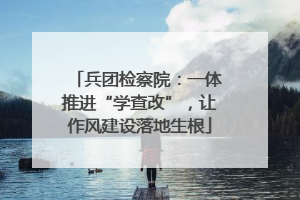 兵团检察院：一体推进“学查改”，让作风建设落地生根