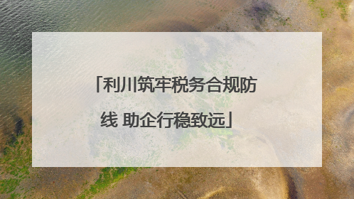利川筑牢税务合规防线 助企行稳致远