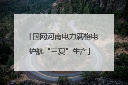 国网河南电力满格电护航“三夏”生产
