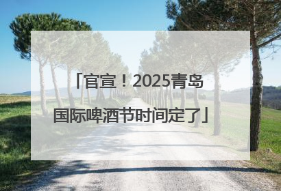 官宣！2025青岛国际啤酒节时间定了