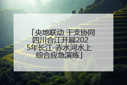 央地联动 干支协同 四川合江开展2025年长江-赤水河水上综合应急演练