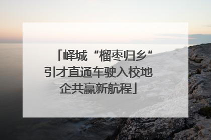 峄城“榴枣归乡”引才直通车驶入校地企共赢新航程