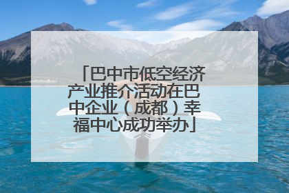巴中市低空经济产业推介活动在巴中企业（成都）幸福中心成功举办