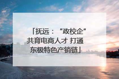 抚远：“政校企”共育电商人才 打通东极特色产销链