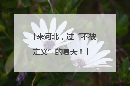 来河北，过“不被定义”的夏天！