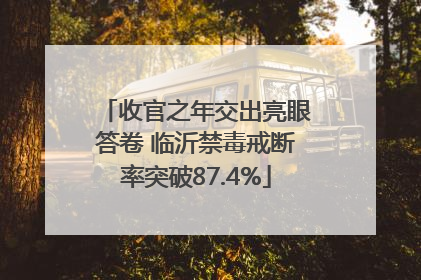 收官之年交出亮眼答卷 临沂禁毒戒断率突破87.4%