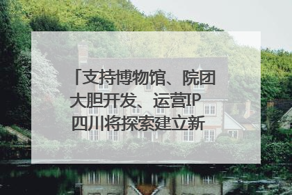 支持博物馆、院团大胆开发、运营IP 四川将探索建立新的收入分配激励机制｜新闻发布最前线