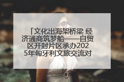 文化出海架桥梁 经济通商筑梦船——自贸区开封片区承办2025年匈牙利文旅交流对接活动专场