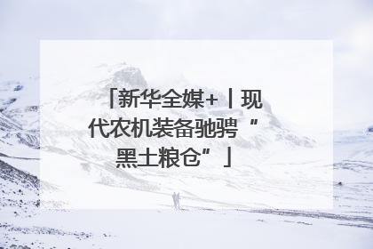 新华全媒+丨现代农机装备驰骋“黑土粮仓”