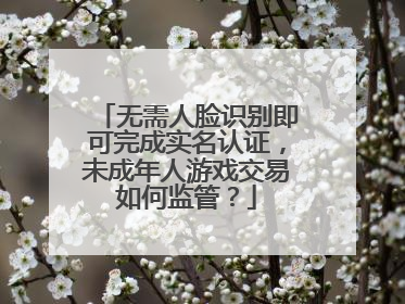 无需人脸识别即可完成实名认证，未成年人游戏交易如何监管？