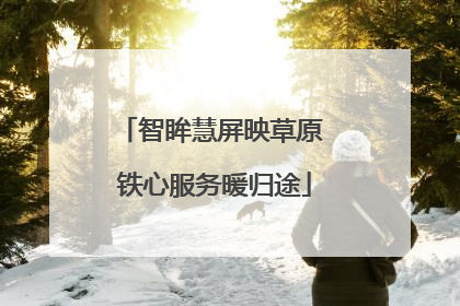 智眸慧屏映草原 铁心服务暖归途