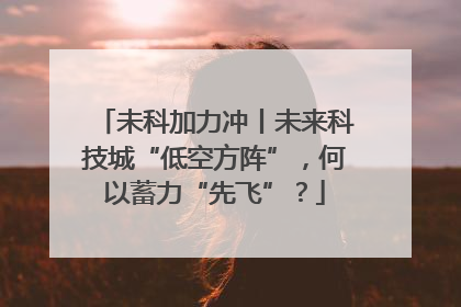 未科加力冲丨未来科技城“低空方阵”，何以蓄力“先飞”？