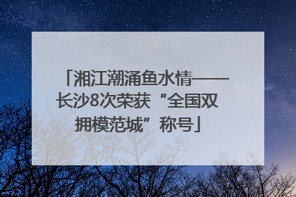 湘江潮涌鱼水情——长沙8次荣获“全国双拥模范城”称号