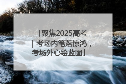 聚焦2025高考｜考场内笔落惊鸿，考场外心绘蓝图