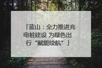 蓝山：全力推进充电桩建设 为绿色出行“赋能续航”