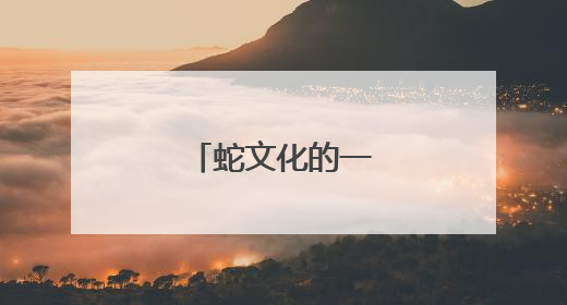 蛇文化的一次集中展示