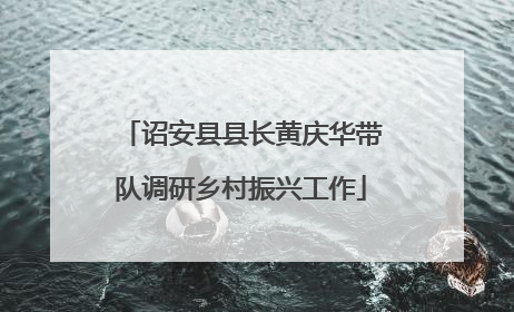 诏安县县长黄庆华带队调研乡村振兴工作