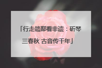 行走赣鄱看非遗：斫琴三春秋 古音传千年