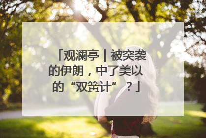 观澜亭｜被突袭的伊朗，中了美以的“双簧计”？
