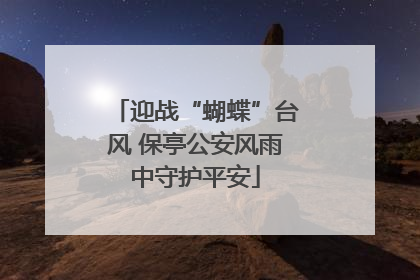 迎战“蝴蝶”台风 保亭公安风雨中守护平安