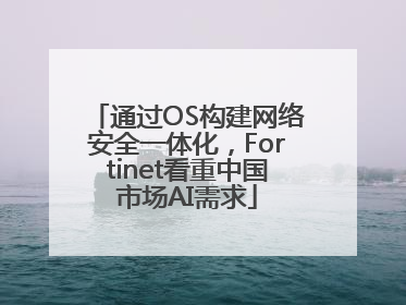 通过OS构建网络安全一体化，Fortinet看重中国市场AI需求